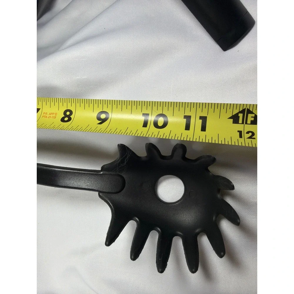 Kitchen Heat Resistant Nylon Spaghetti Server Pasta Fork Tool‎ Black Minimalist